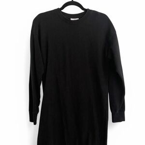 Aritzia Tna long sleeve black shirt dress